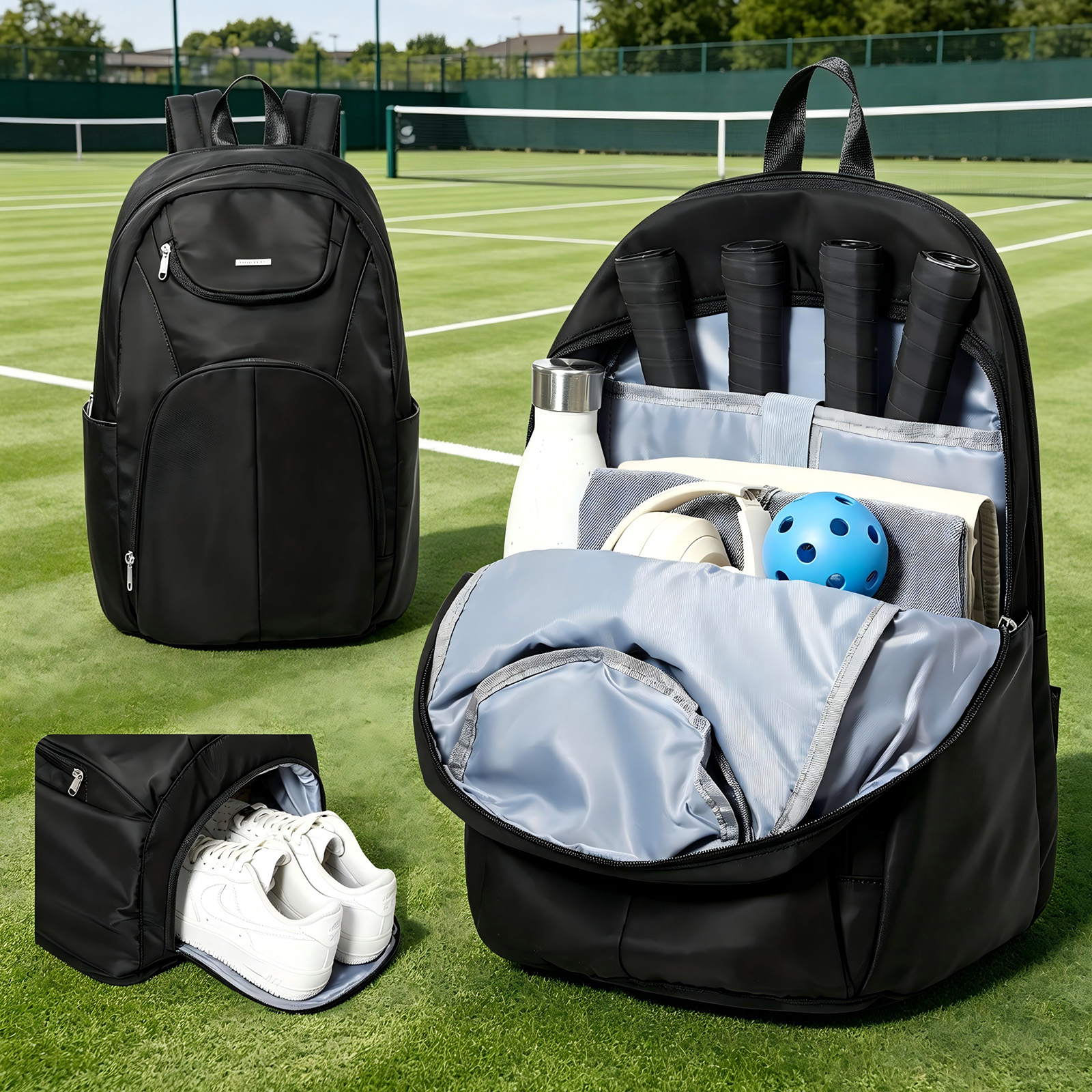 Women'S Shoes Large - Tennis Bag Tennis Backpack 2 Rackets