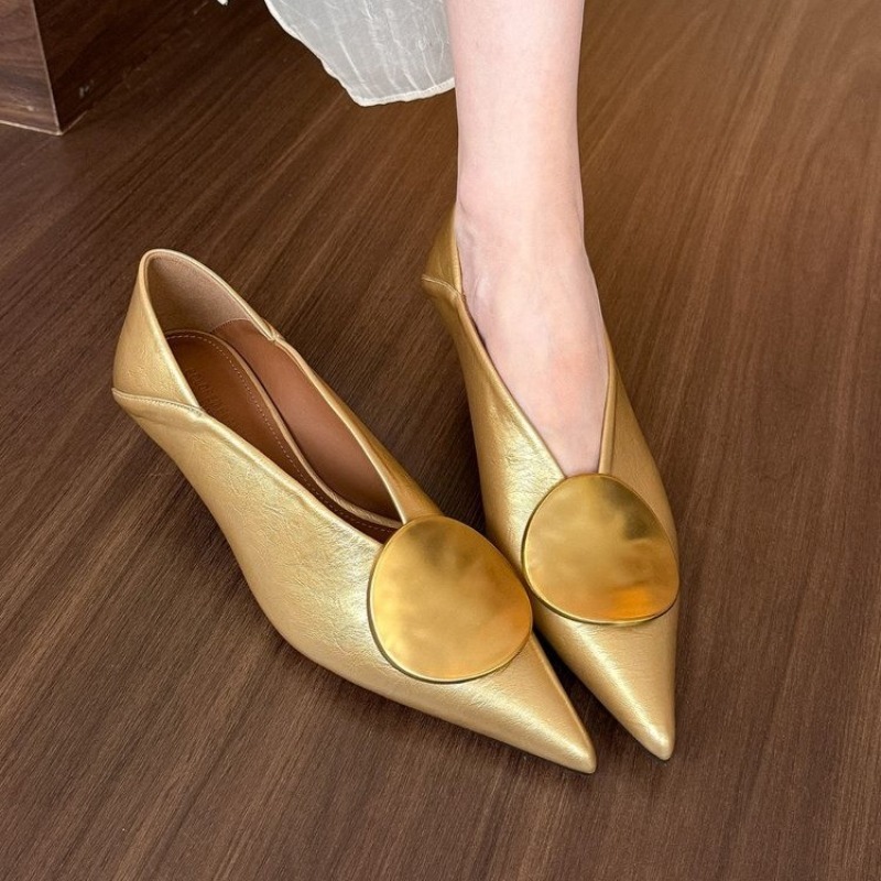 Women'S Shoes Large - 2025 Spring Summer Pointed Toe Footwear