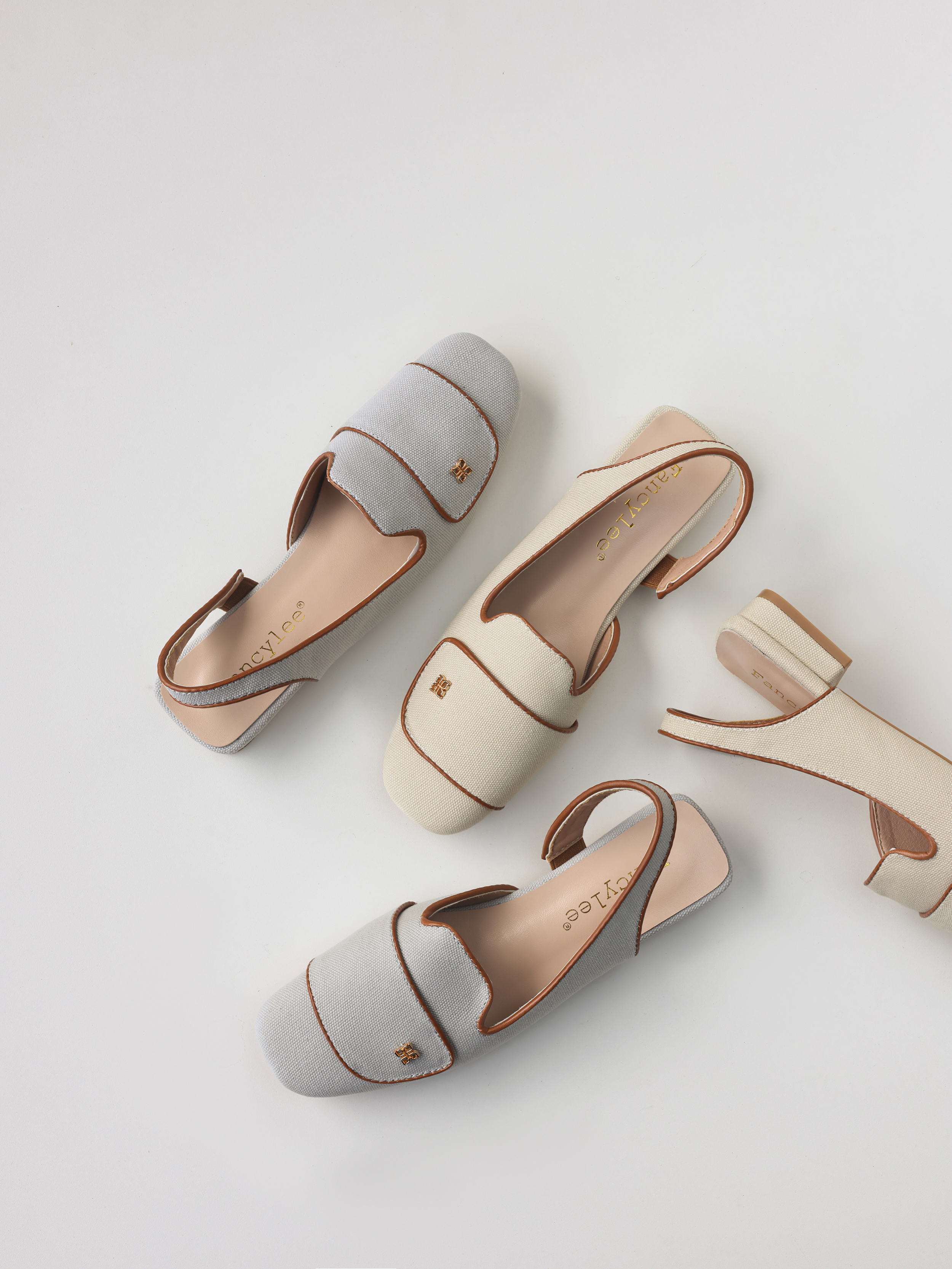 Women'S Shoes Large - Elegant Slingback Mules Women Minimalist Square