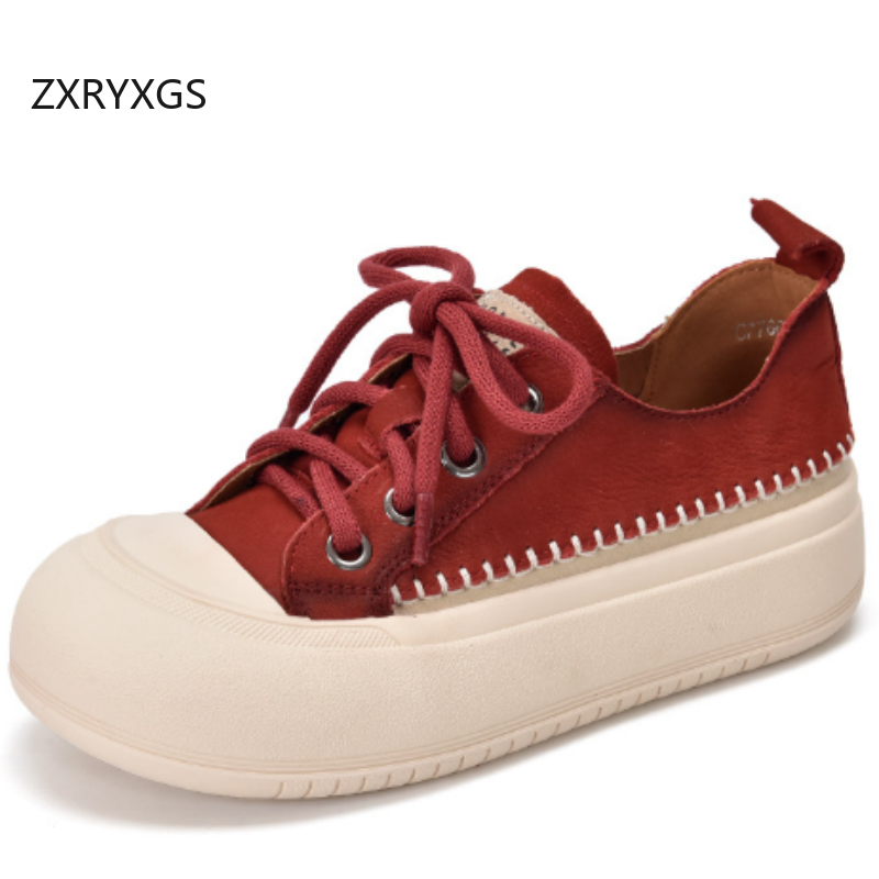 ZXRYXGS New Lace-up Premium Co - Women Shoes Size 4 In Cm reseña y precio