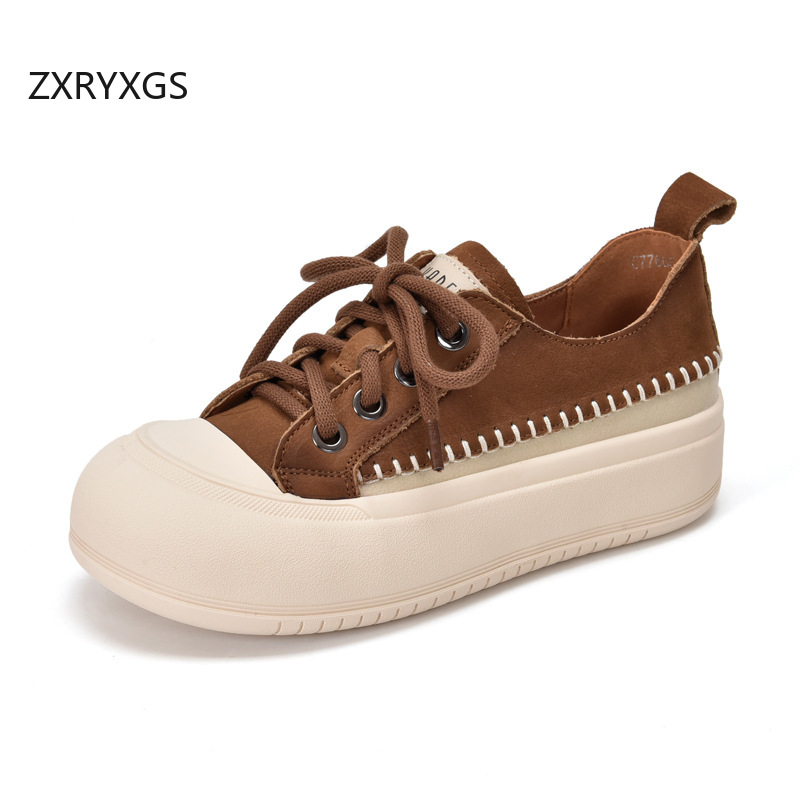 ZXRYXGS New Lace-up Premium Co - Women Shoes Size 4 In Cm reseña y precio