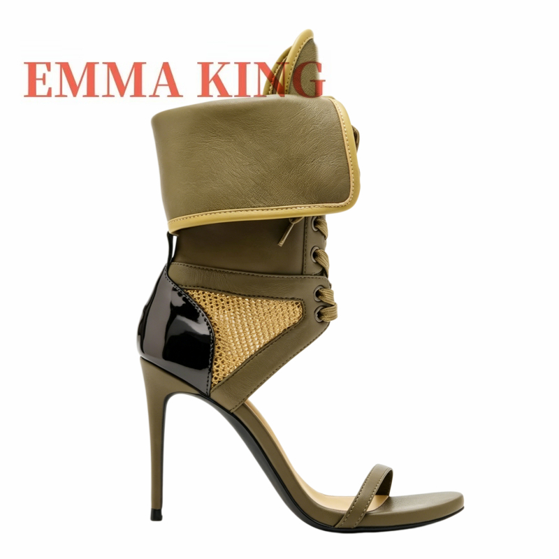 Green Fold Over Ankle High San - Women Shoes Boots reseña y precio