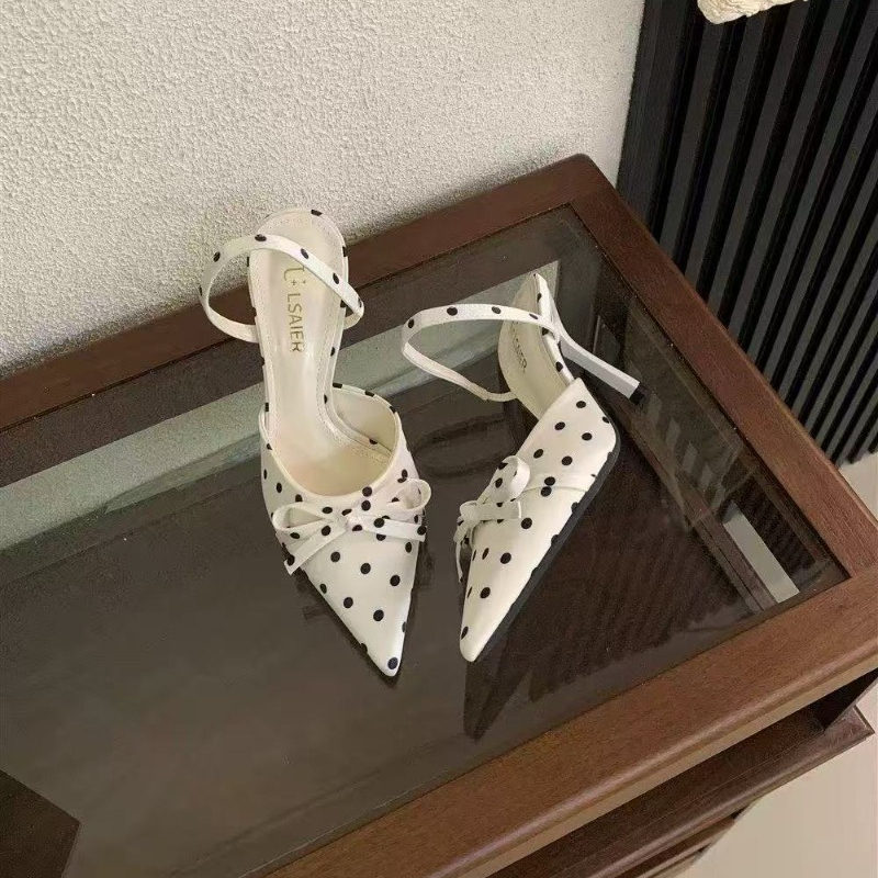 Spring and Summer New French P - Strappy Heeled Sandals reseña y precio