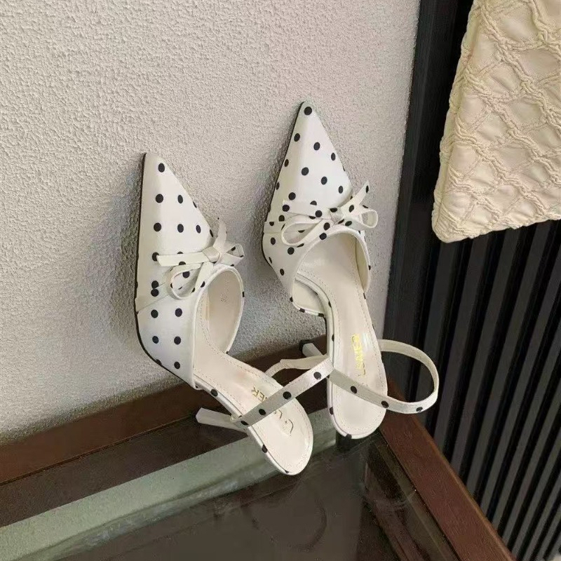 Spring and Summer New French P - Strappy Heeled Sandals reseña y precio