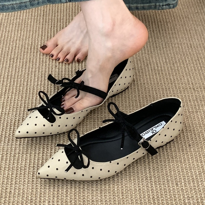 Butterfly-Knot Pointed Toe Mar - Pointed Toe Flat reseña y precio