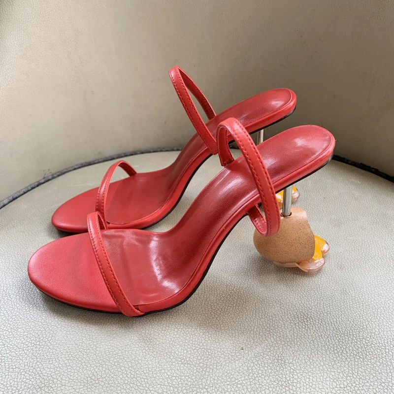 Summer Strappy Sandals Open To - Strappy Heeled Sandals reseña y precio