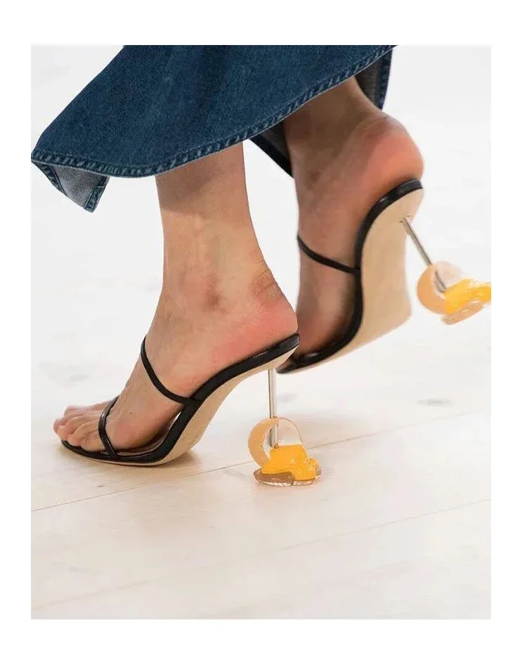 Summer Strappy Sandals Open To - Strappy Heeled Sandals reseña y precio