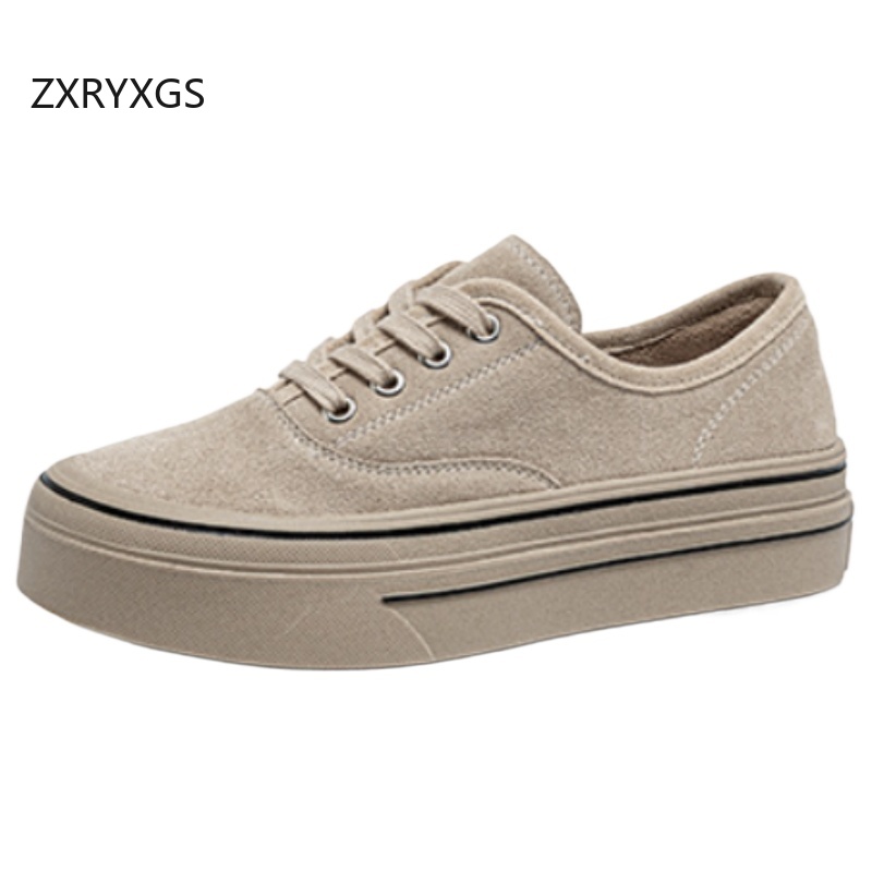 ZXRYXGS New Autumn Lace-up Fro - Women Shoes Size 4 In Cm reseña y precio