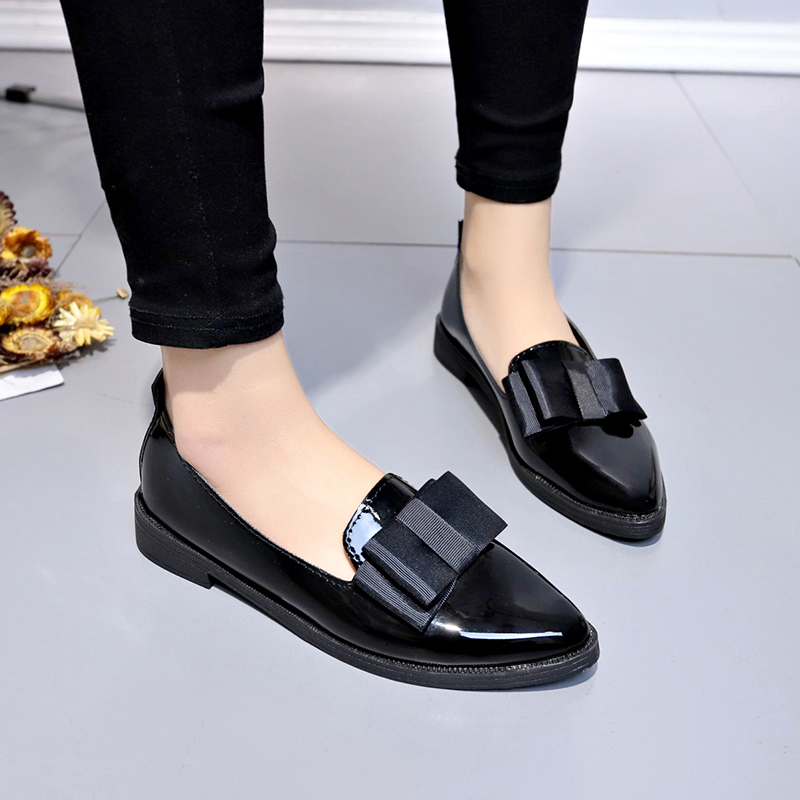 Black/ Wine Red Patent Leather - Women Shoes Size reseña y precio