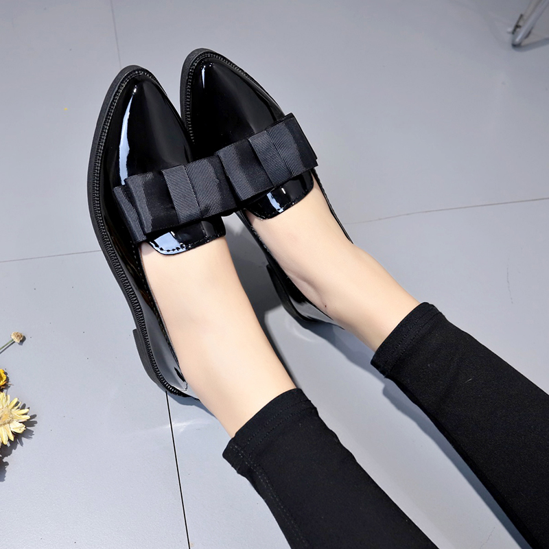 Black/ Wine Red Patent Leather - Women Shoes Size reseña y precio