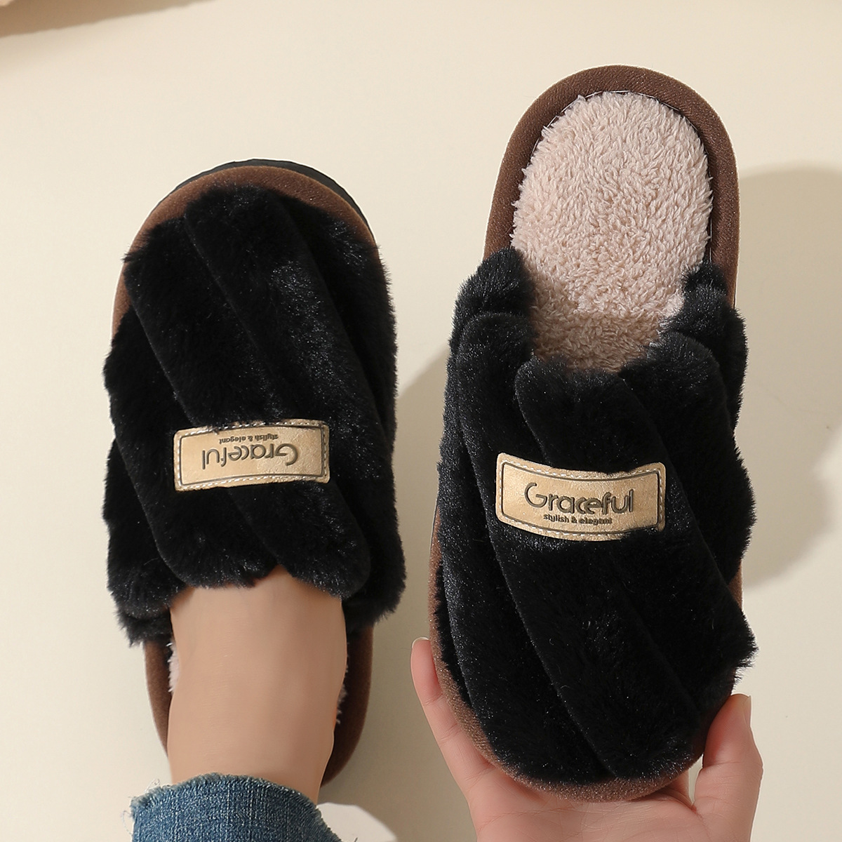 Winter Warm Plush Women Slippe - Women Shoes Winter reseña y precio