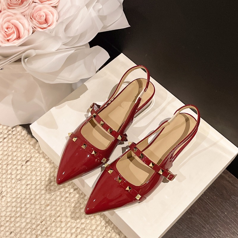 2026 New Style French Rivet He - Pointed Toe Flat reseña y precio