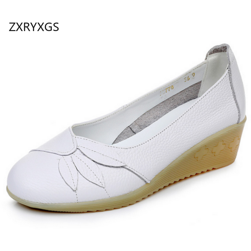 ZXRYXGS Premium Genuine Leathe - Women Shoes Size 4 In Cm reseña y precio