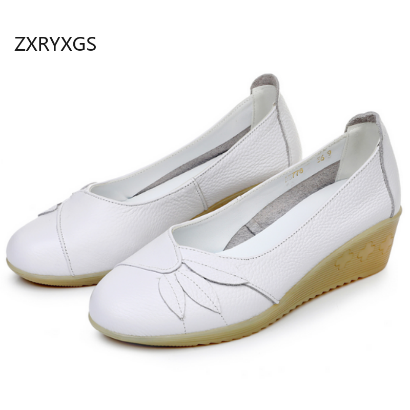ZXRYXGS Premium Genuine Leathe - Women Shoes Size 4 In Cm reseña y precio