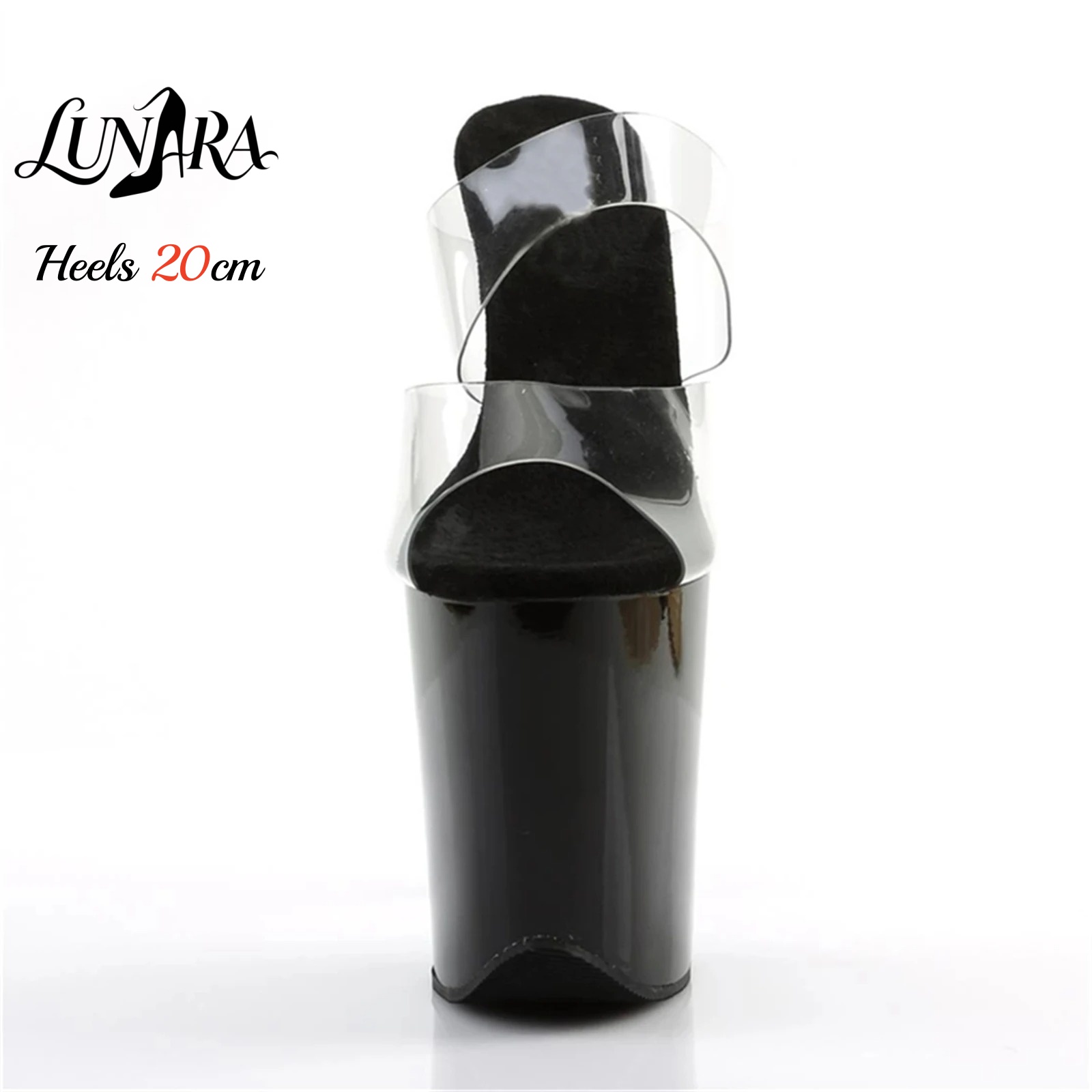 20cm Clear PVC Strappy Ultra H - Strappy Heeled Sandals reseña y precio