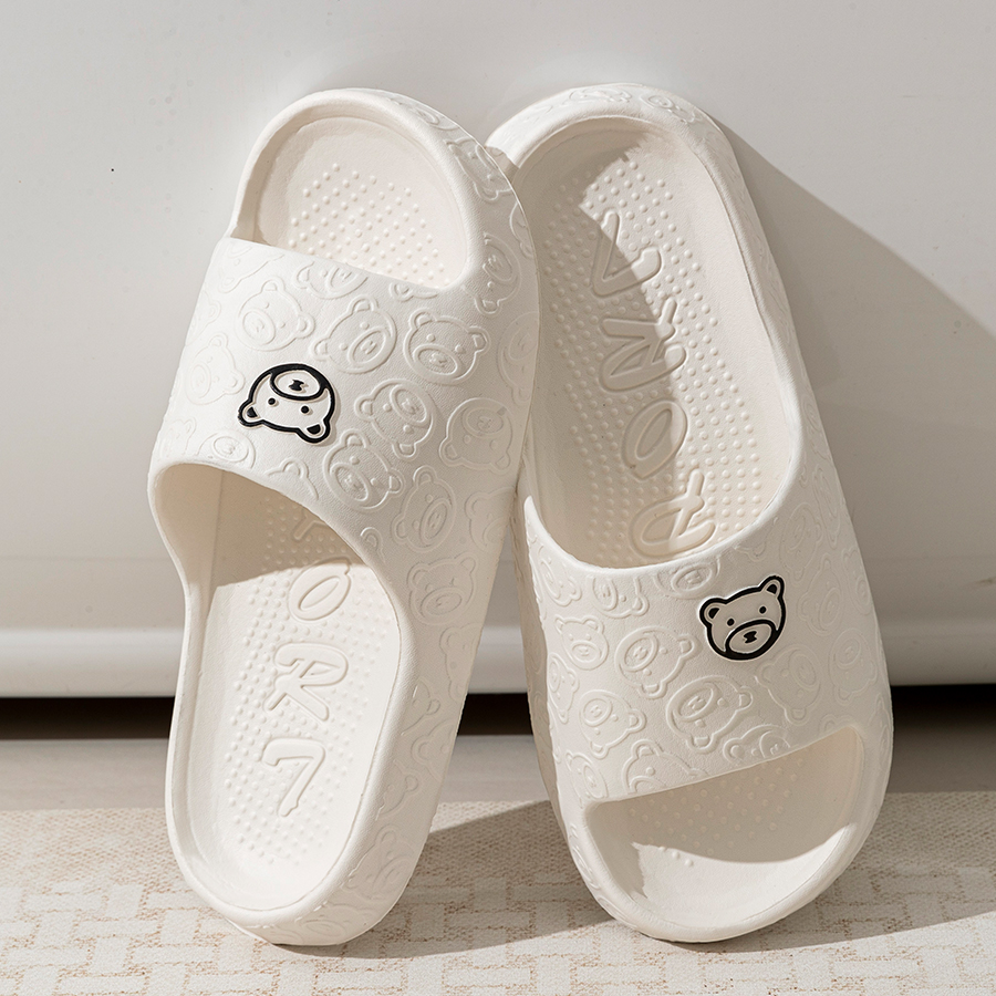 Printting Cute Bear Women Slip - Women'S Shoes To Men'S reseña y precio