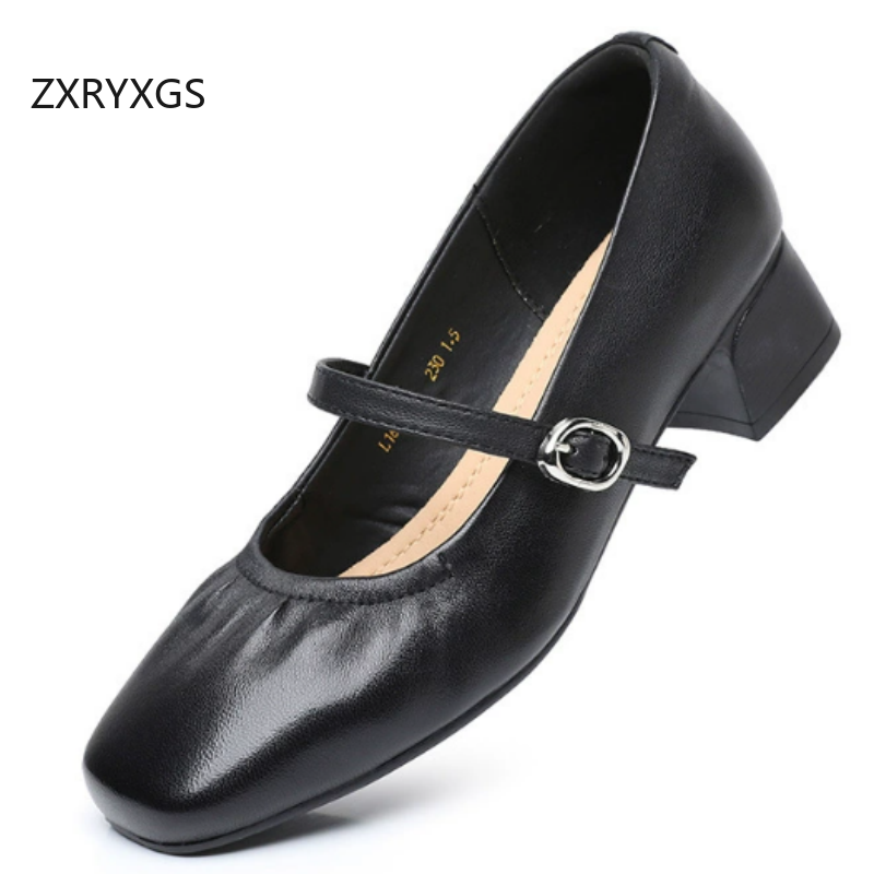 ZXRYXGS Premium Sheepskin Squa - Women Shoes Size 4 In Cm reseña y precio