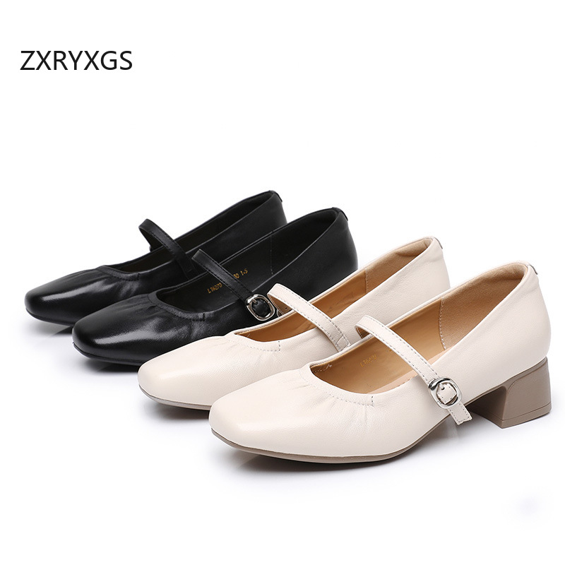 ZXRYXGS Premium Sheepskin Squa - Women Shoes Size 4 In Cm reseña y precio