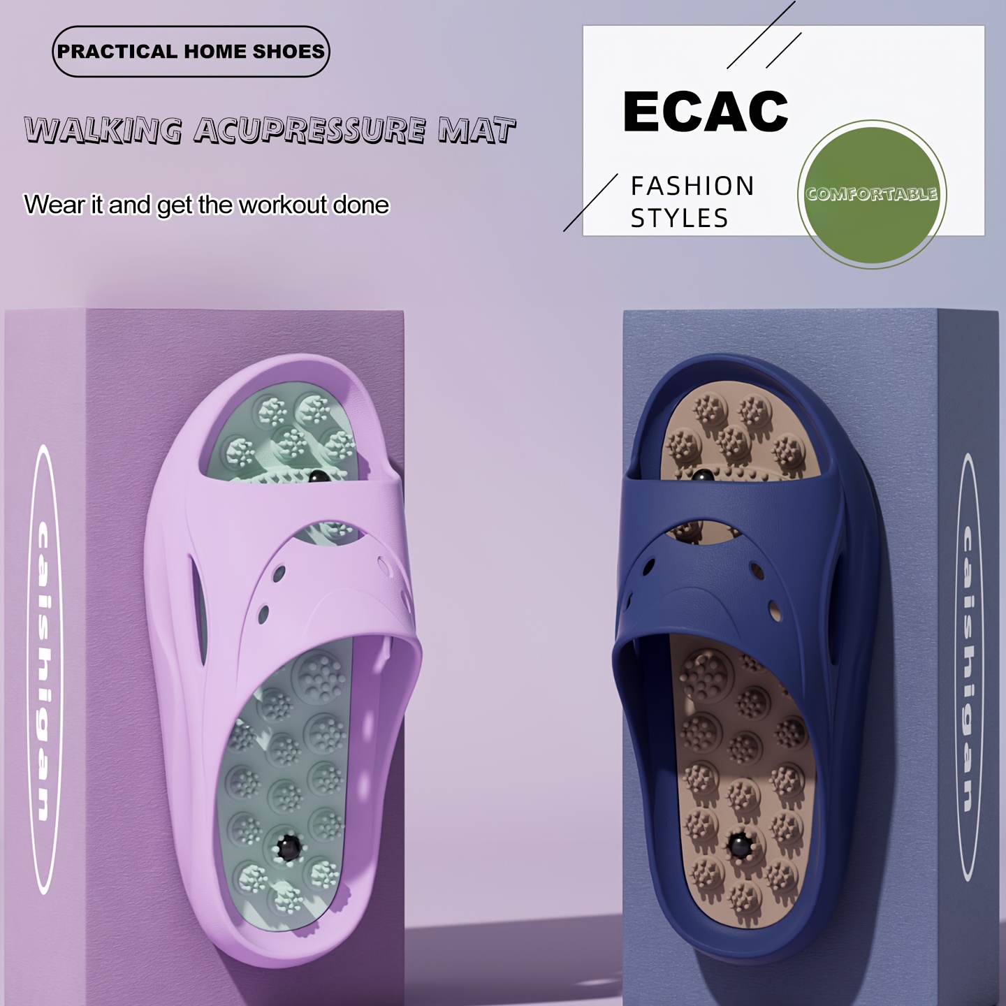 Women Men EVA Massage Slippers - Women'S Shoes To Men'S reseña y precio