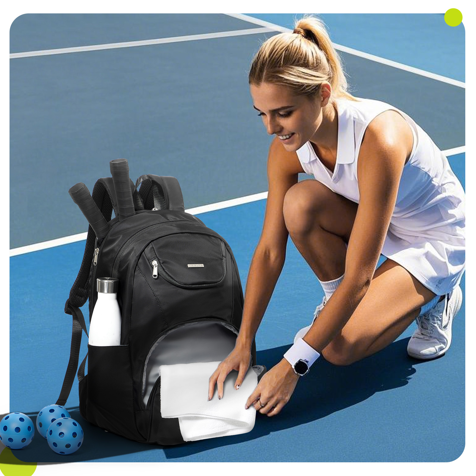 Tennis Bag Tennis Backpack 2 R - Women'S Shoes Large reseña y precio
