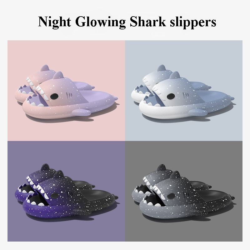 Cute Cartoon Shark Slippers Fo - Women'S Shoes To Men'S reseña y precio