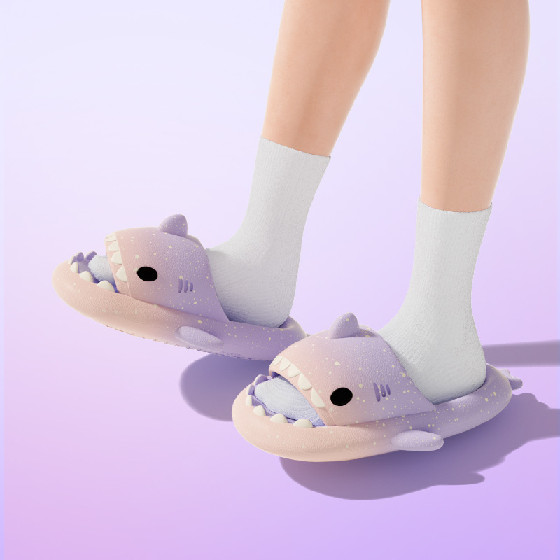 Cute Cartoon Shark Slippers Fo - Women'S Shoes To Men'S reseña y precio