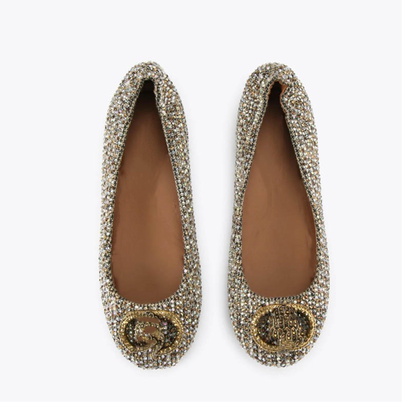 Luxury Full-diamond Shallow-cu - Pointed Toe Flat reseña y precio