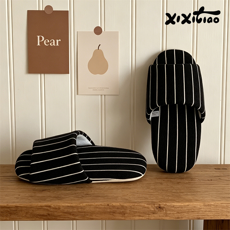 XIXITIAO Stripe Indoor Slipper - Women'S Shoes To Men'S reseña y precio