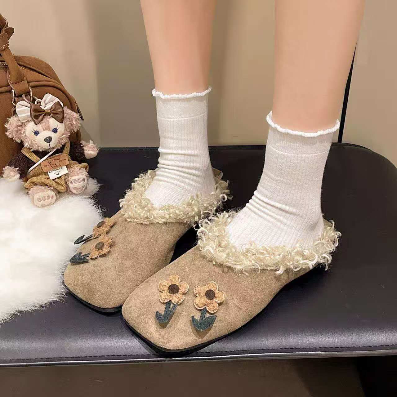 2026 Fall winter flat plush sl - Women'S Shoes Hands Free reseña y precio