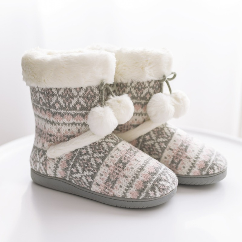 Plush Slippers Boots for Women - Women Shoes Winter reseña y precio