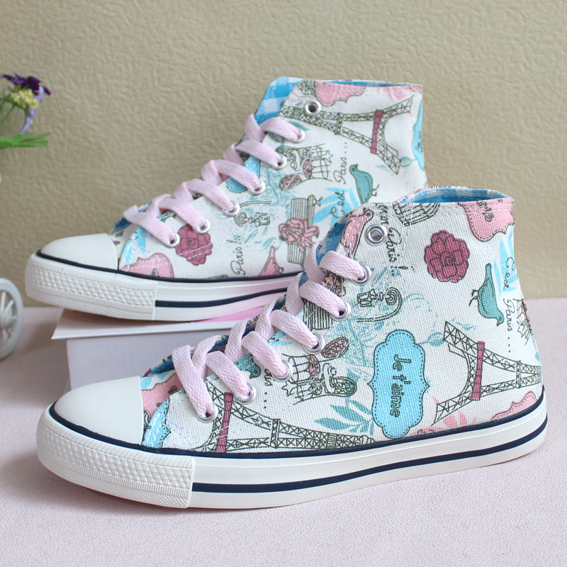 Cartoon Hand-painted New High  - Women'S Shoes Hands Free reseña y precio