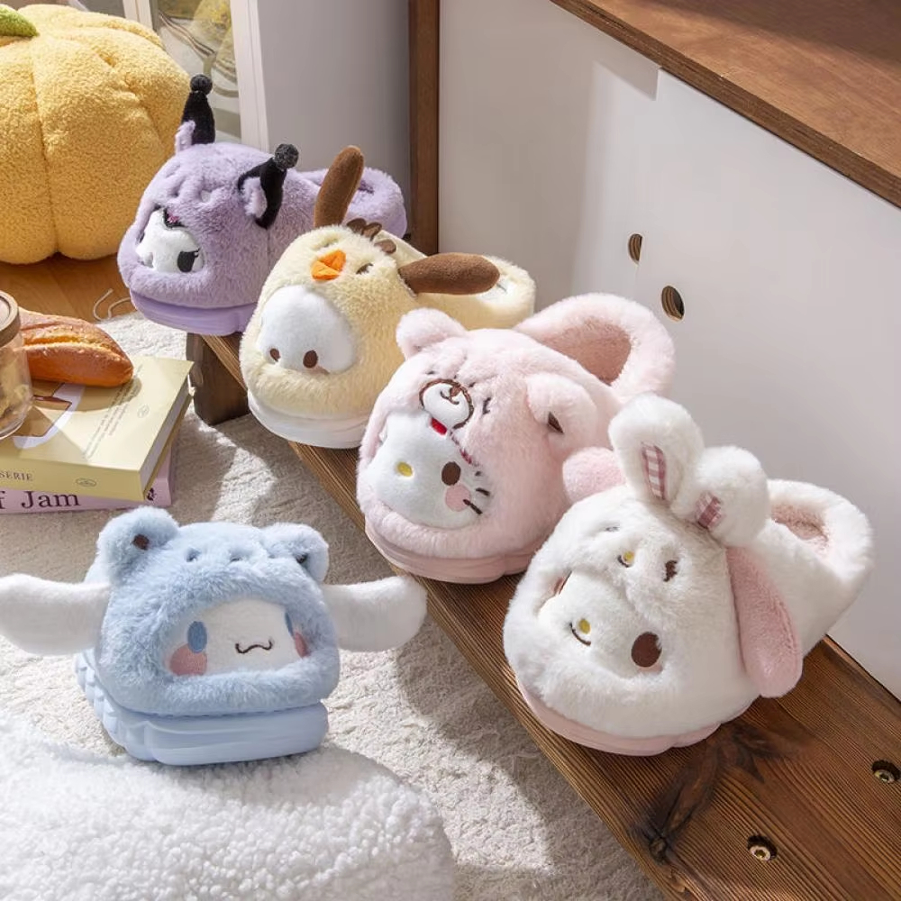 Anime Winter Plush Slippers Ku - Women Shoes Winter reseña y precio