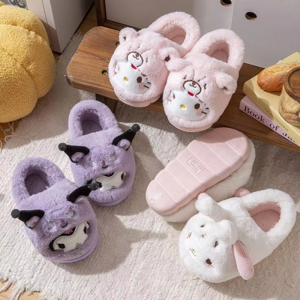 Anime Winter Plush Slippers Ku - Women Shoes Winter reseña y precio