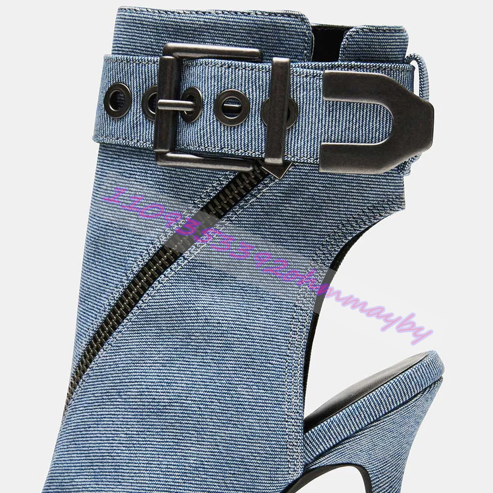 Summer Blue Denim Pointed-Toe  - Pointed Toe Flat reseña y precio