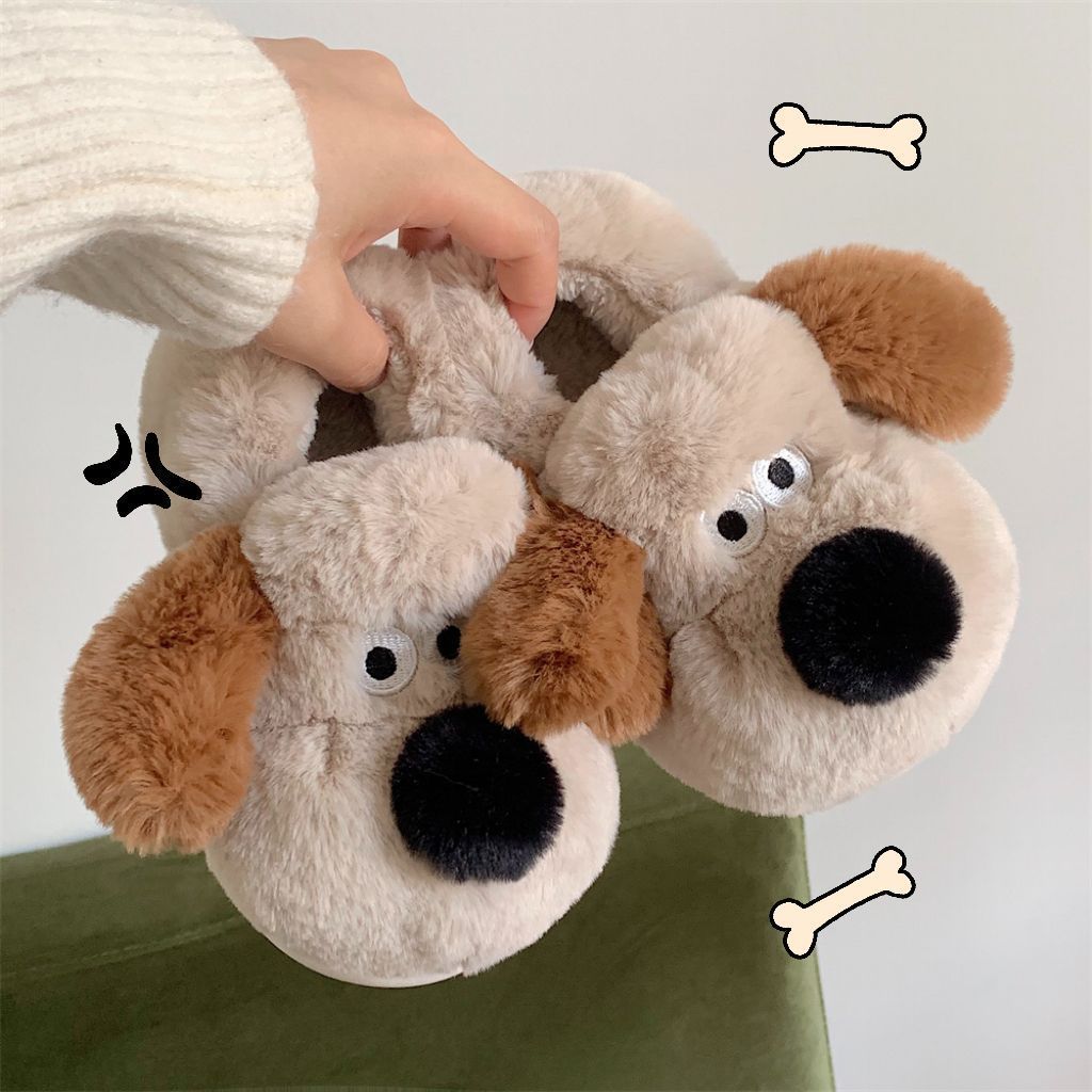 Size36-45 Hug Dog Slippers Gir - Women Shoes Winter reseña y precio
