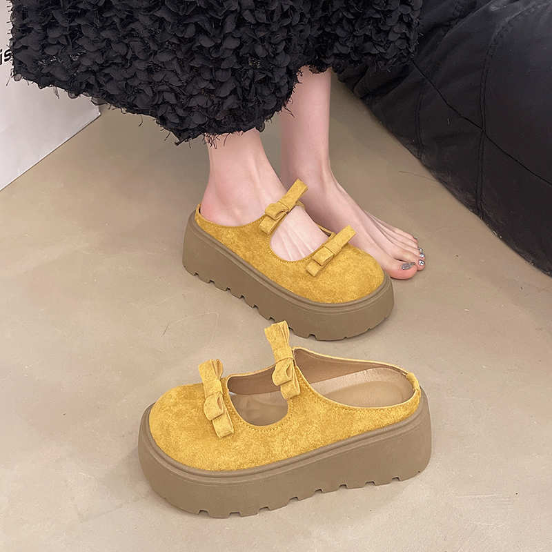Velvet Hi Cut Flip Flop Slippe - Women'S Shoes Hands Free reseña y precio