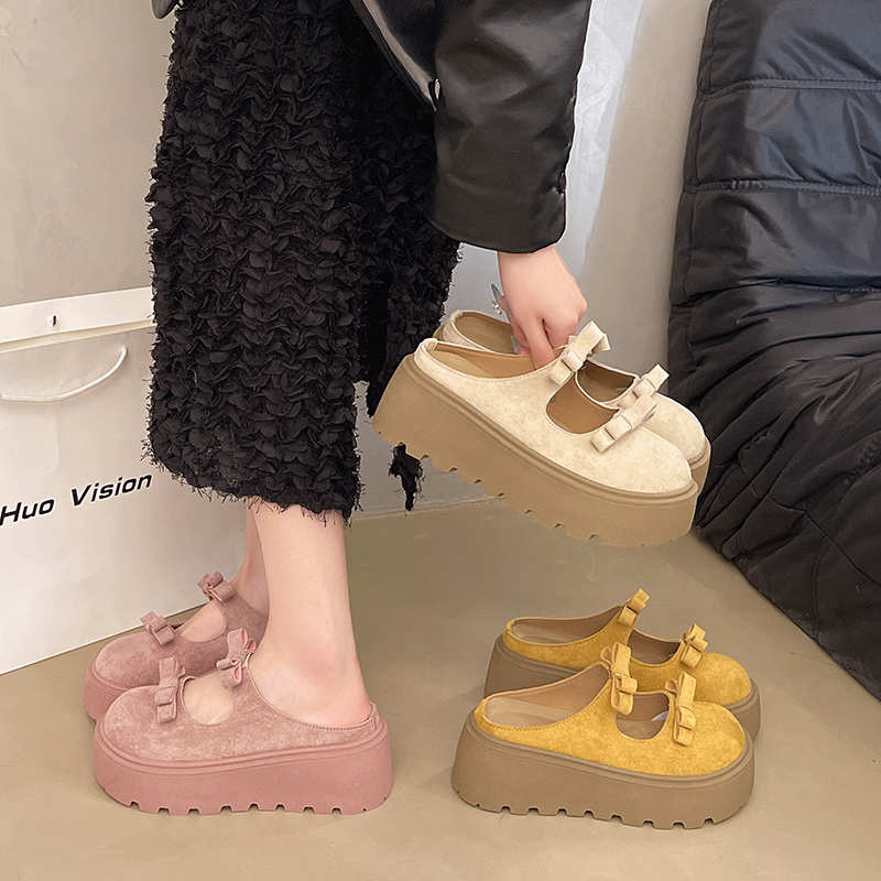 Velvet Hi Cut Flip Flop Slippe - Women'S Shoes Hands Free reseña y precio