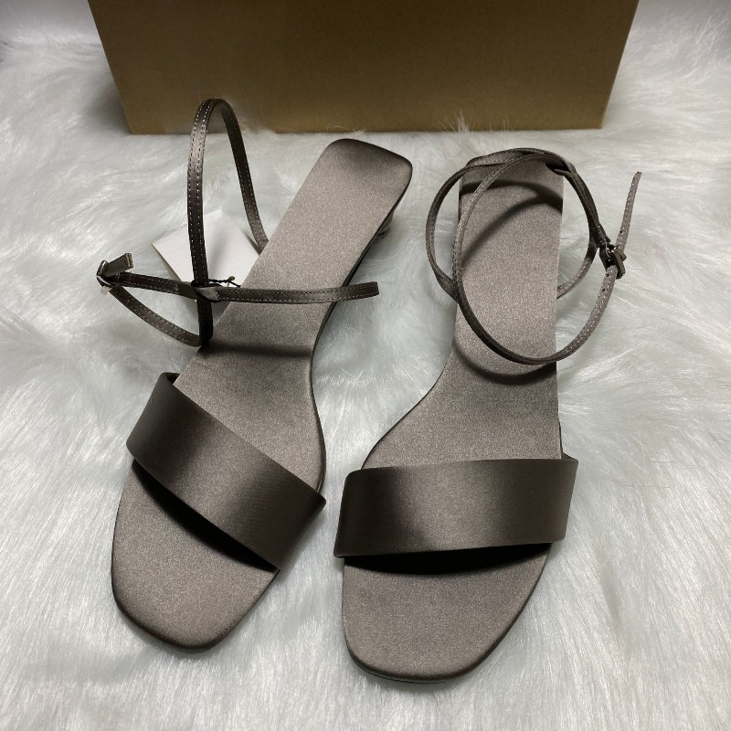 Luxury Satin Ankle Strap Low H - Women Shoes Brands reseña y precio
