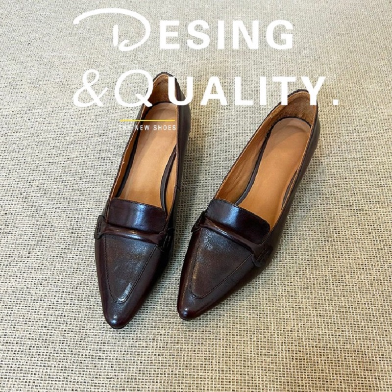 Cozy Med Heels Thick Heels Spr - Women Shoes Size 4 In Cm reseña y precio