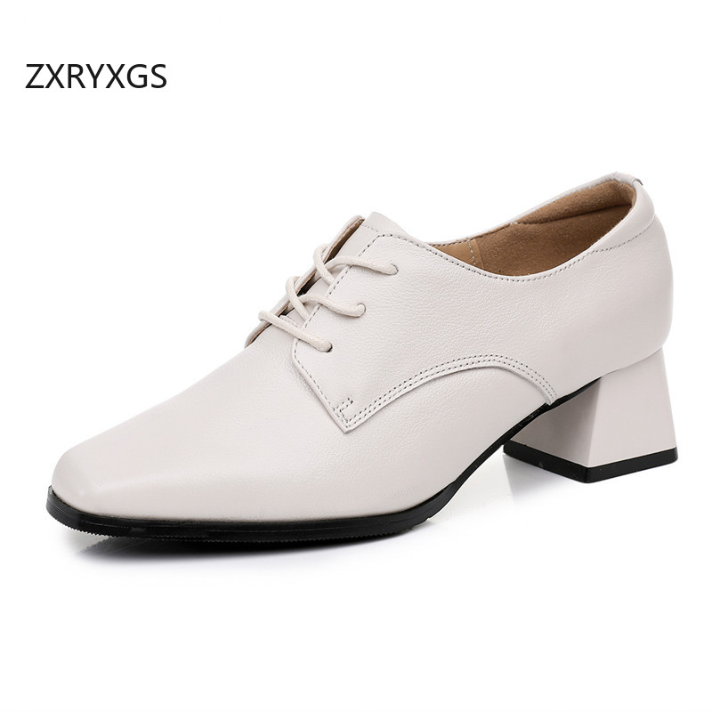 ZXRYXGS 2025  Top Cowhide Lace - Women Shoes Size 4 In Cm reseña y precio