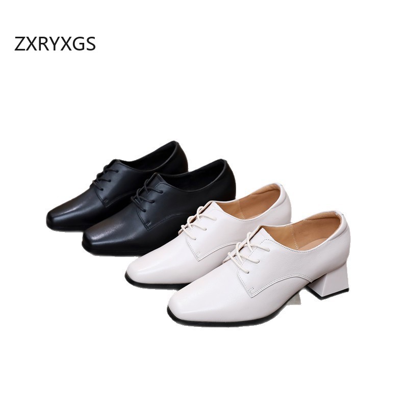 ZXRYXGS 2025  Top Cowhide Lace - Women Shoes Size 4 In Cm reseña y precio