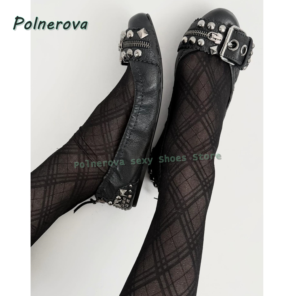 Rivet Belt Buckle Mary Jane Sh - Women'S Shoes Large reseña y precio