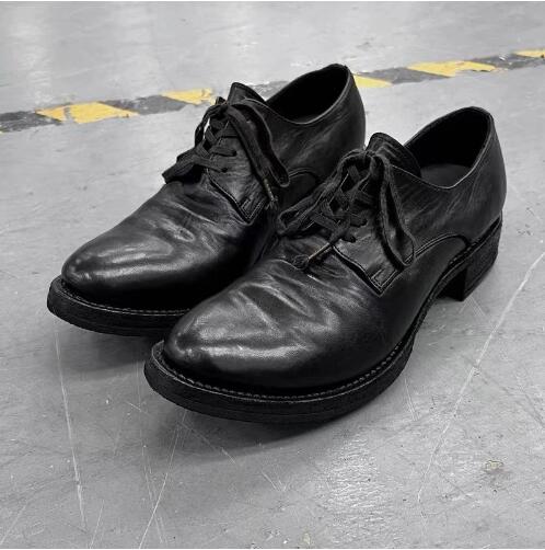 Hot Men Black Cow Real Leather - Women Shoes Size 4 In Cm reseña y precio