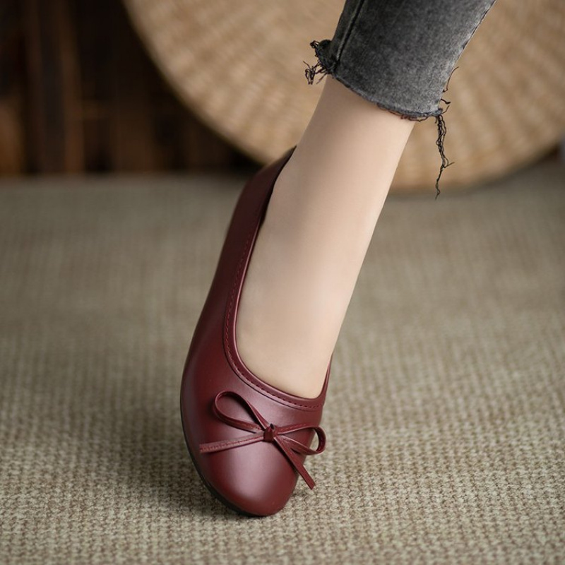 Elegant Bowknot Flat Shoes for - Pointed Toe Flat reseña y precio