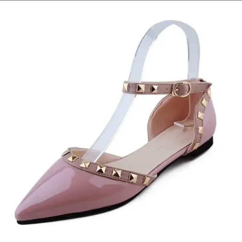 Women Rivets Flats Shoes Size  - Women'S Shoes X Wide reseña y precio