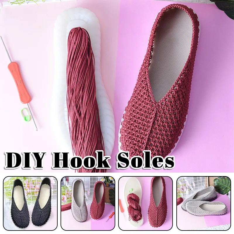 Handwoven DIY Shoes Crocheted  - Women'S Shoes Hands Free reseña y precio