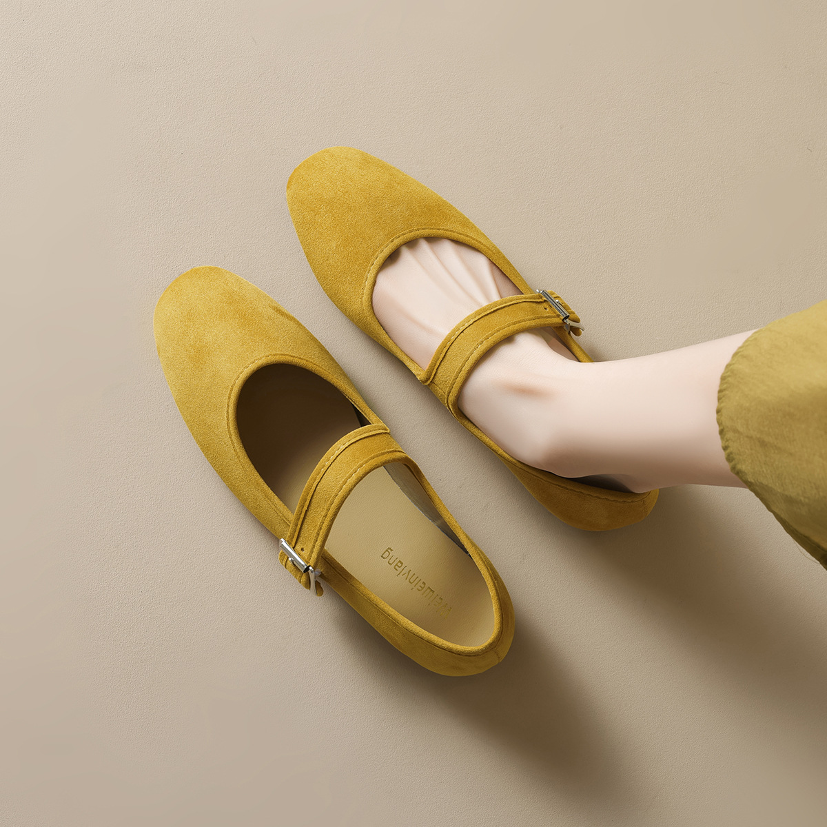 Size 35-43 Velvet Mary Jane Sh - Women'S Shoes Hands Free reseña y precio