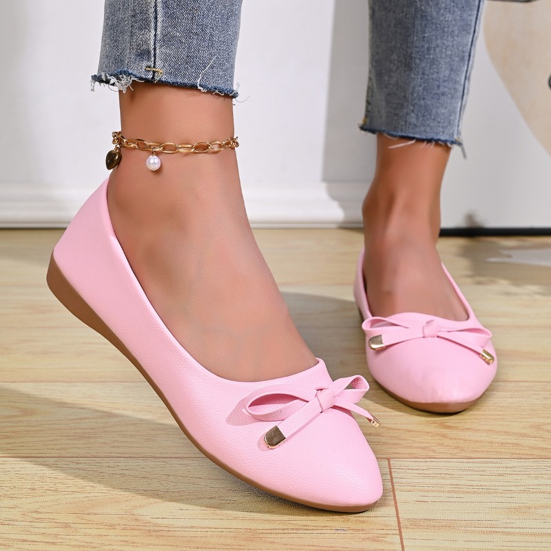 Bow Shallow Mouth Soft Sole Co - Women Shoes Casual reseña y precio
