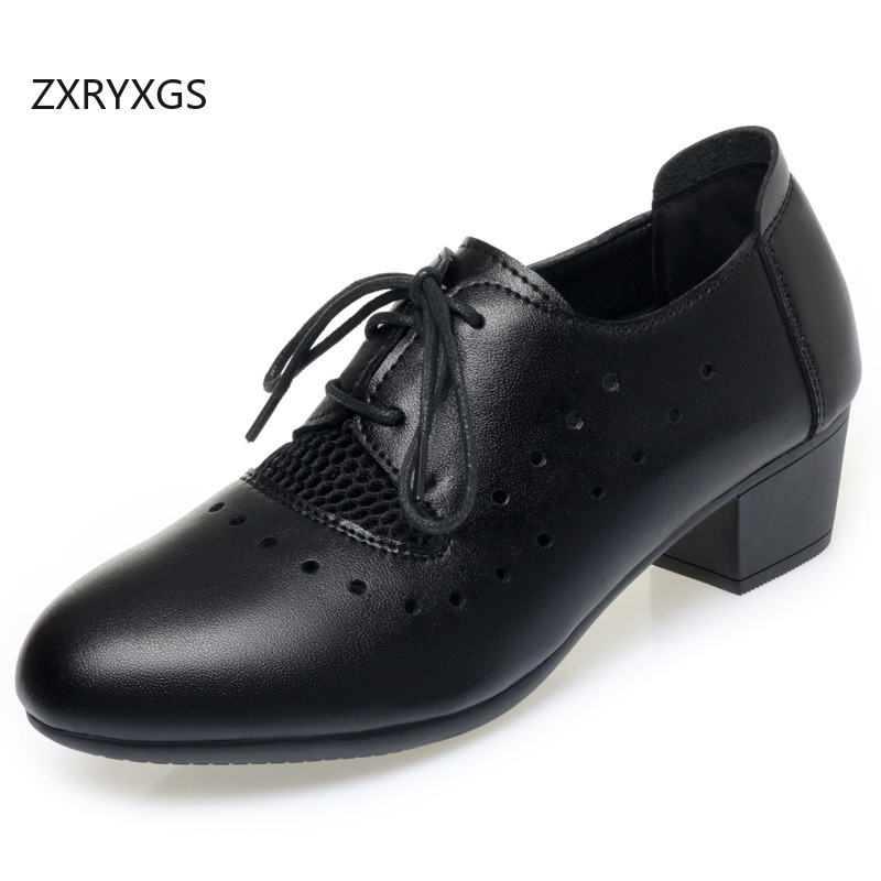 ZXRYXG 2025 Spring Summer Genu - Women Shoes Size 4 In Cm reseña y precio