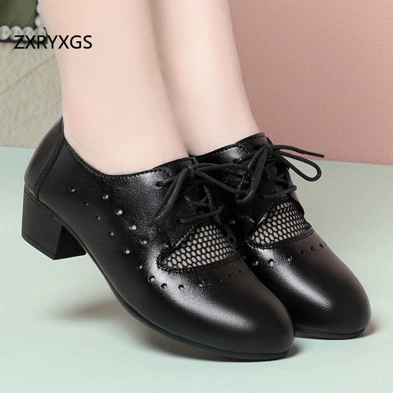 ZXRYXG 2025 Spring Summer Genu - Women Shoes Size 4 In Cm reseña y precio